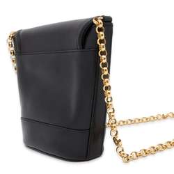 Tiffany Chain Shoulder Bag Leather Tiffany&Co. Black