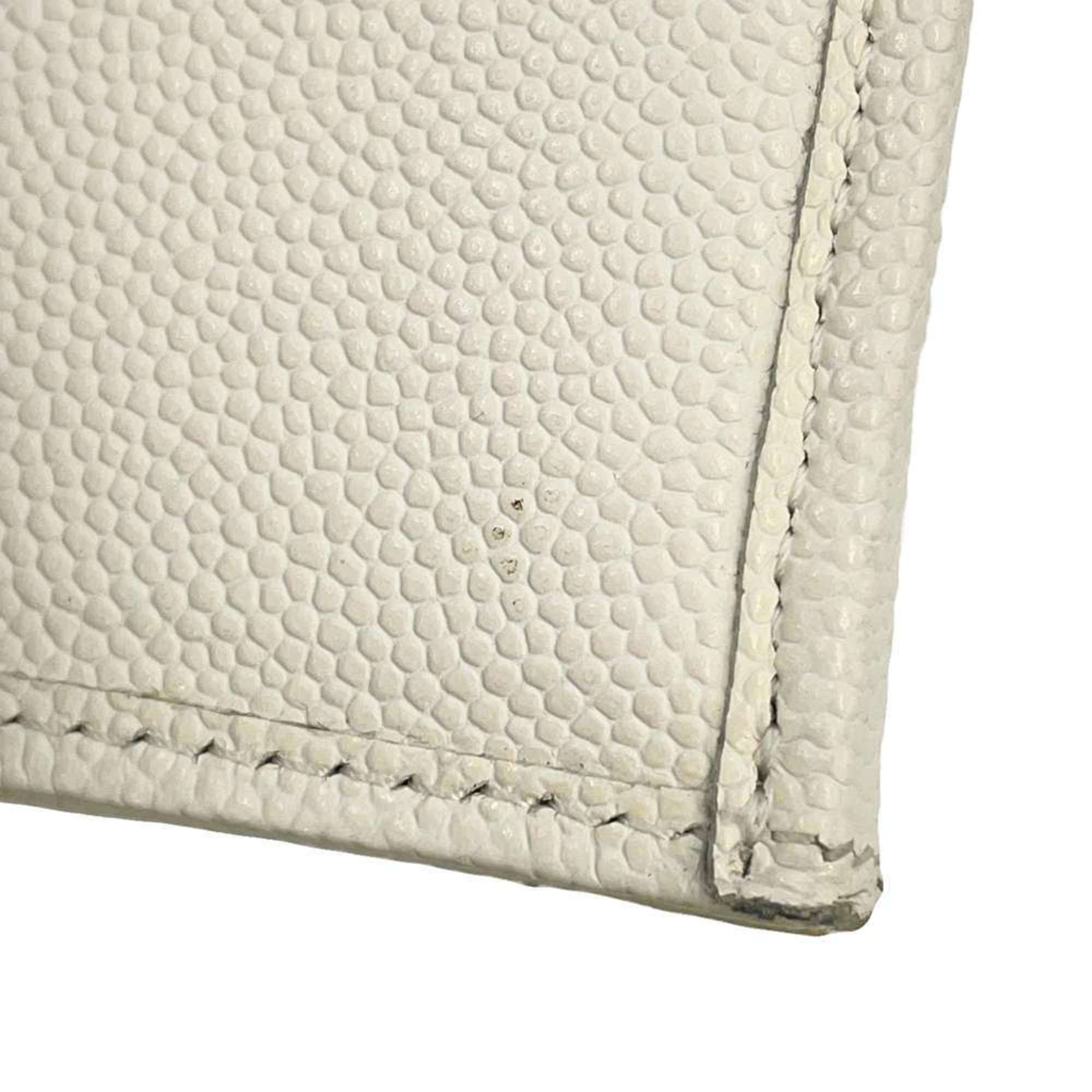 Chanel Tri-fold Wallet Matelasse Coco Mark Classic Small Flap AP0230 CHANEL White