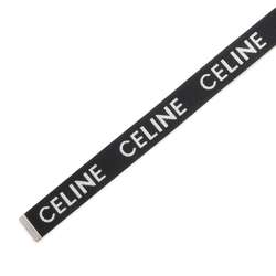 CELINE Belt Double Ring Canvas 45AVS2AEO.38SI Black