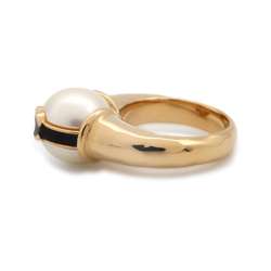 Chanel Ring Coco Mark Fake Pearl Size approx. B24 S ABD289 CHANEL