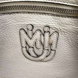 Miu Miu Miu Shoulder Bag e MIU ticons 5BH200 White