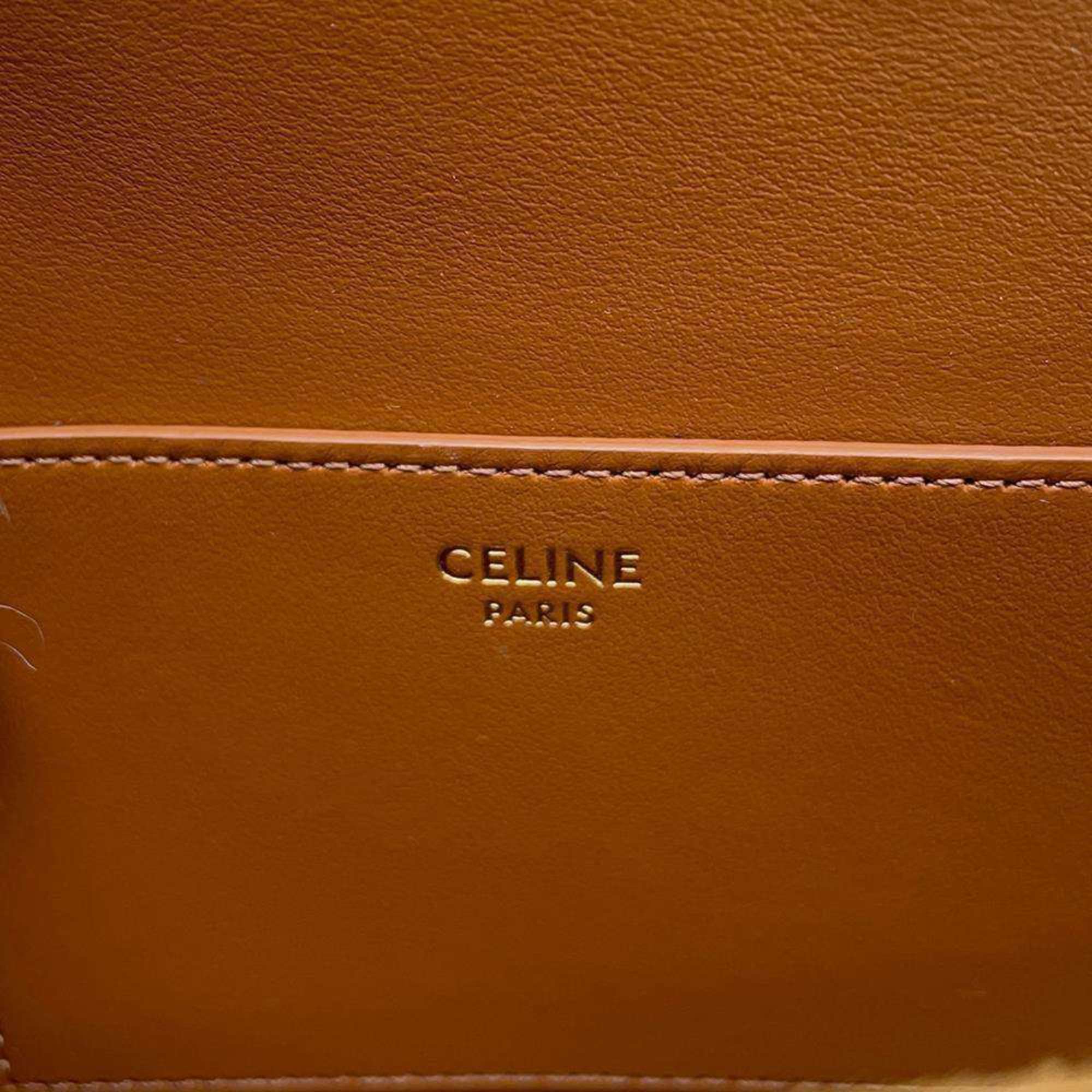 Celine Handbag Triomphe Clutch with Strap 10I592DQ2.04LU 2way Shoulder Bag