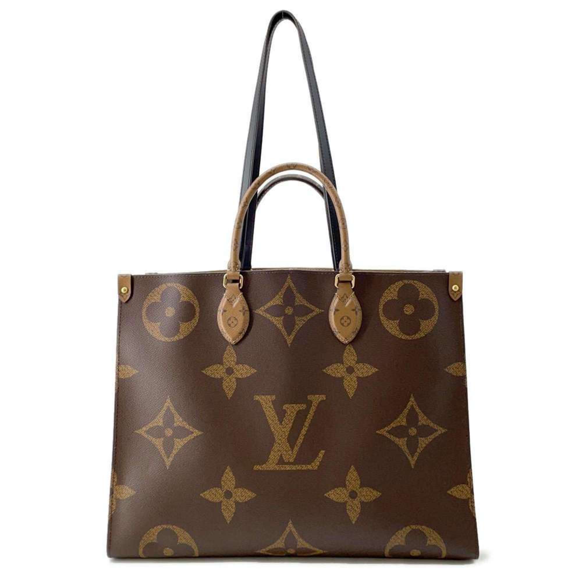 Louis Vuitton Tote Bag Monogram Reverse Giant On the Go GM M45320 LOUIS VUITTON 2way Shoulder