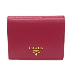Prada Vitello Move Women's Leather Wallet (bi-fold) Pink