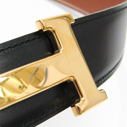 Hermes Constance H-belt Men,Women Leather Standard Belt Black,Gold 65