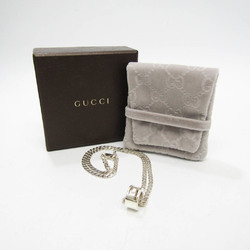 Gucci G-Ring Silver 925 No Stone Women,Men Casual Pendant Necklace (Silver)