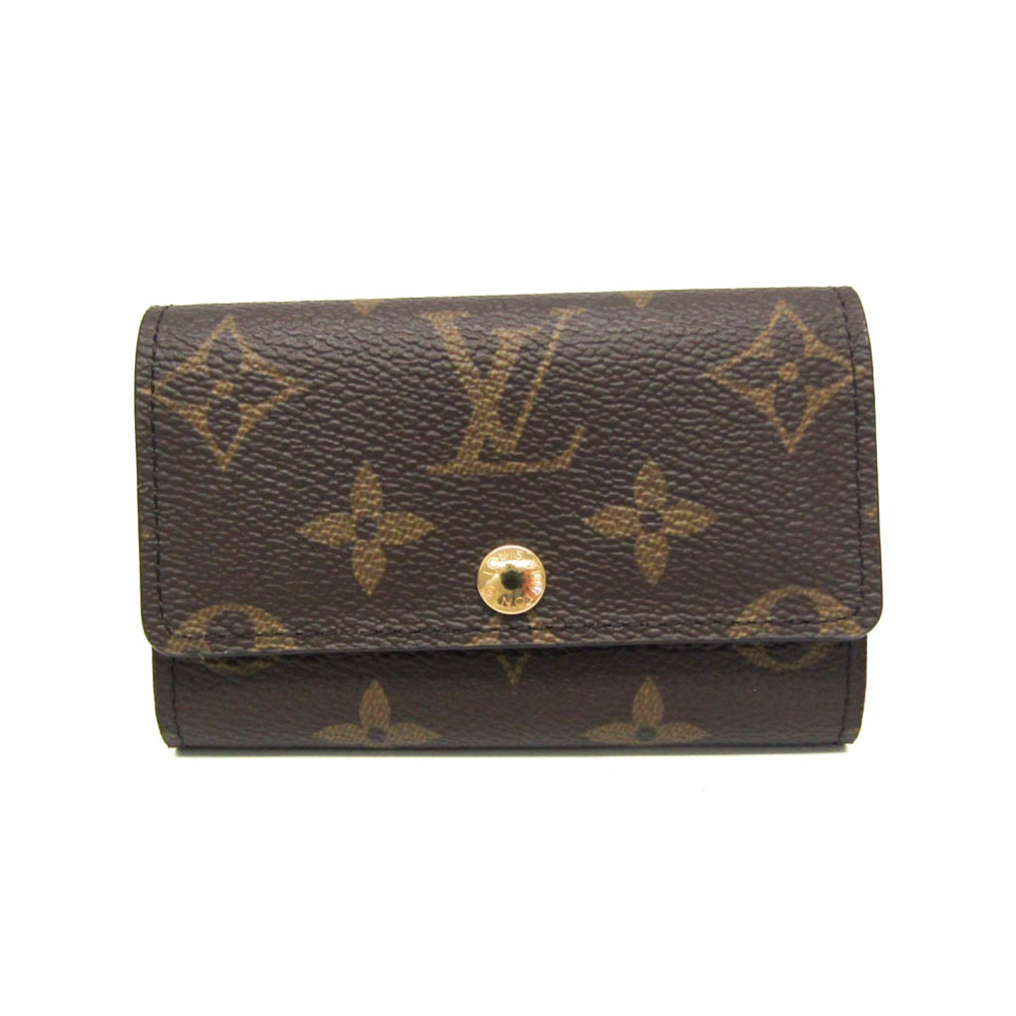 Louis Vuitton Monogram 6 Key Holder M62630 Women,Men Monogram Key Case Monogram