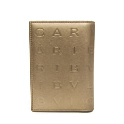 Bvlgari Bvlgari Logo Infinitum 292997 Leather Card Case Gold