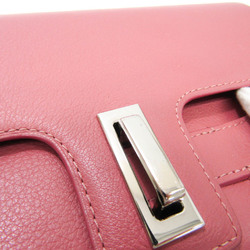 Delvaux Women's Leather Long Wallet (bi-fold) Pink