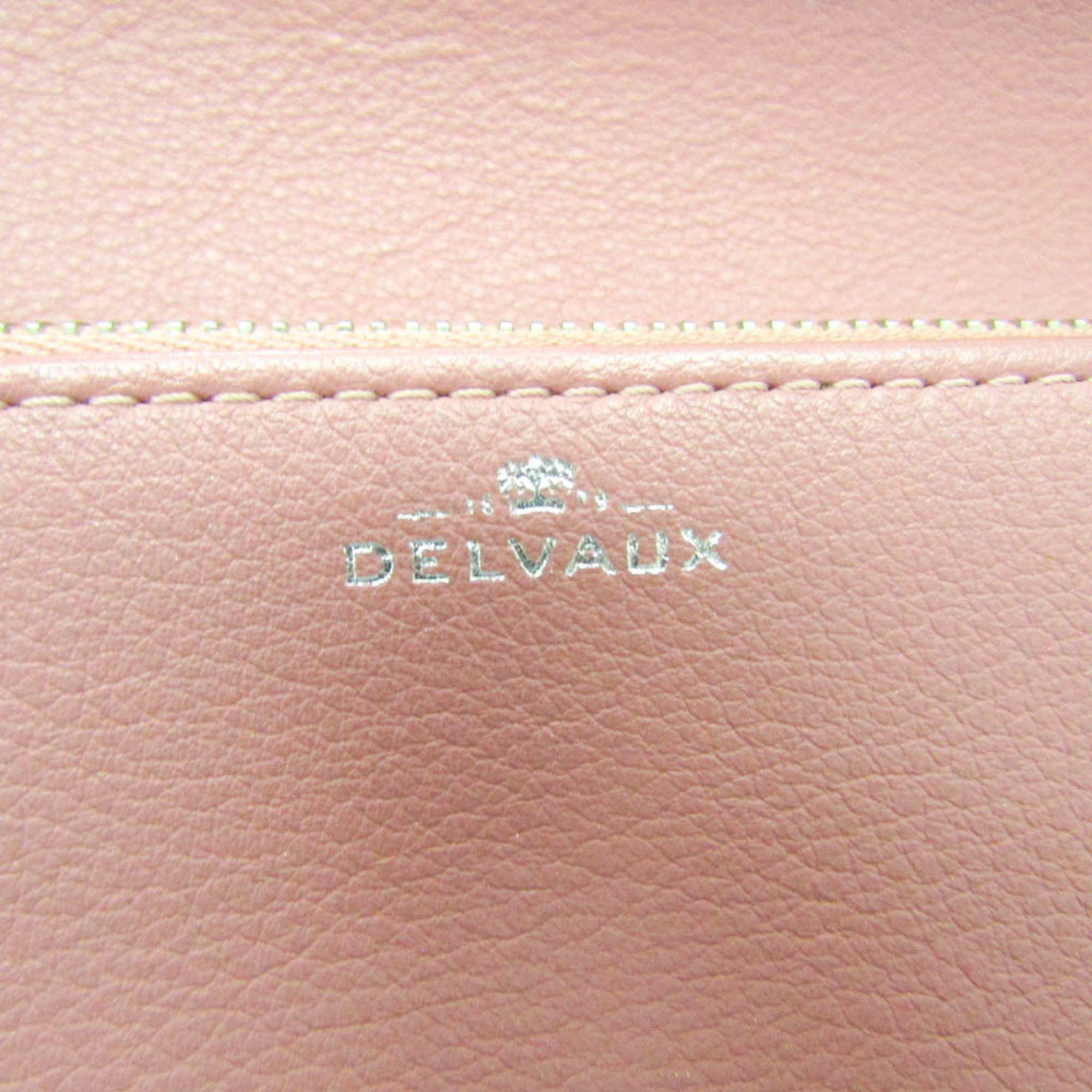 Delvaux Women's Leather Long Wallet (bi-fold) Pink