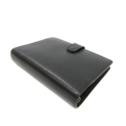 Louis Vuitton Epi Personal Size Planner Cover Noir Agenda MM R20202