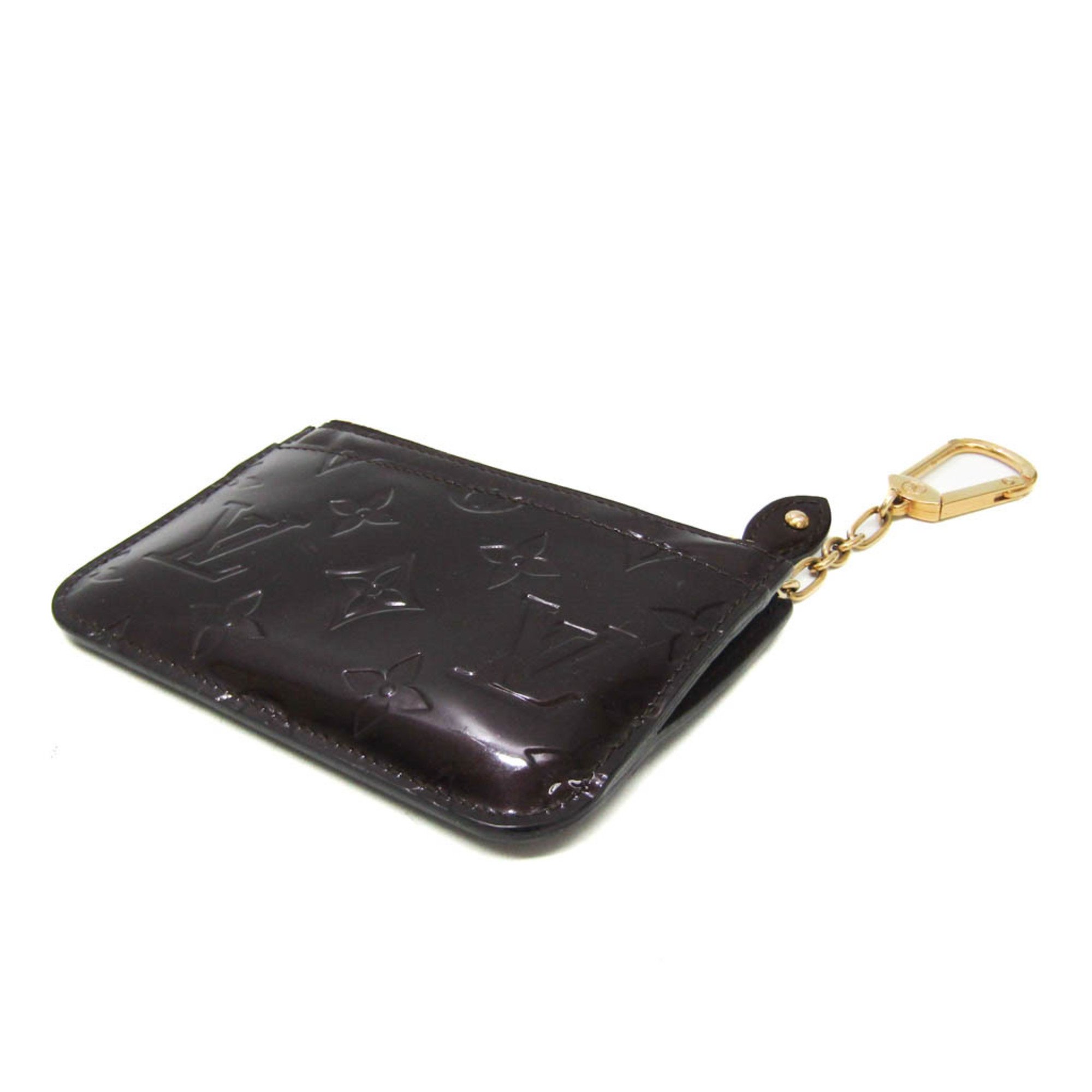 Louis Vuitton Monogram Vernis Pochette Clefs NM M93557 Women's Monogram Vernis Coin Purse/coin Case Amarante