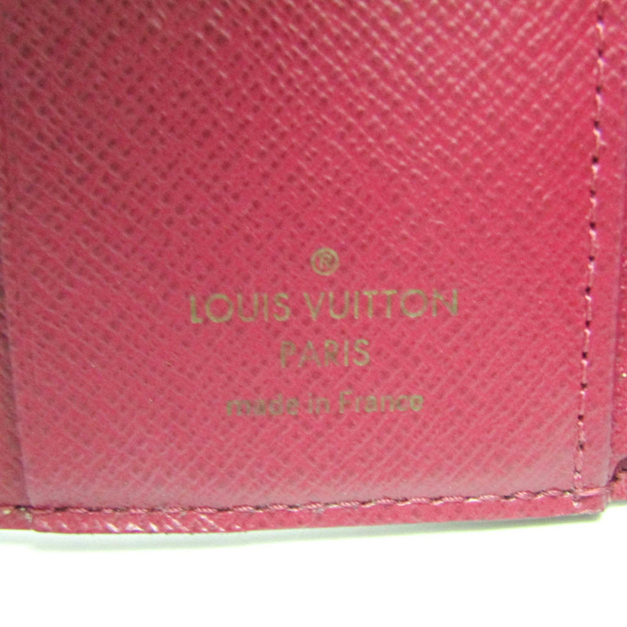 Louis Vuitton Monogram Zoe Wallet M62932 Women's Monogram Wallet (tri-fold) Fuchsia,Monogram