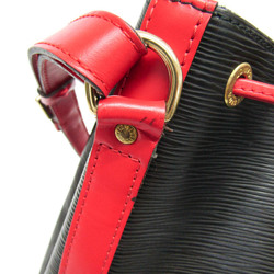 Louis Vuitton Epi Noe M44017 Women's Shoulder Bag Bicolor,Castilian Red,Noir