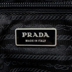 Prada Boston Bag Nylon Leather PRADA 2way Shoulder Black