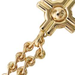 BVLGARI Necklace Cross Motif K18YG Yellow Gold Pendant