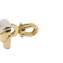 BVLGARI Cufflinks with Penguin Motif, K18YG Yellow Gold, K18WG White