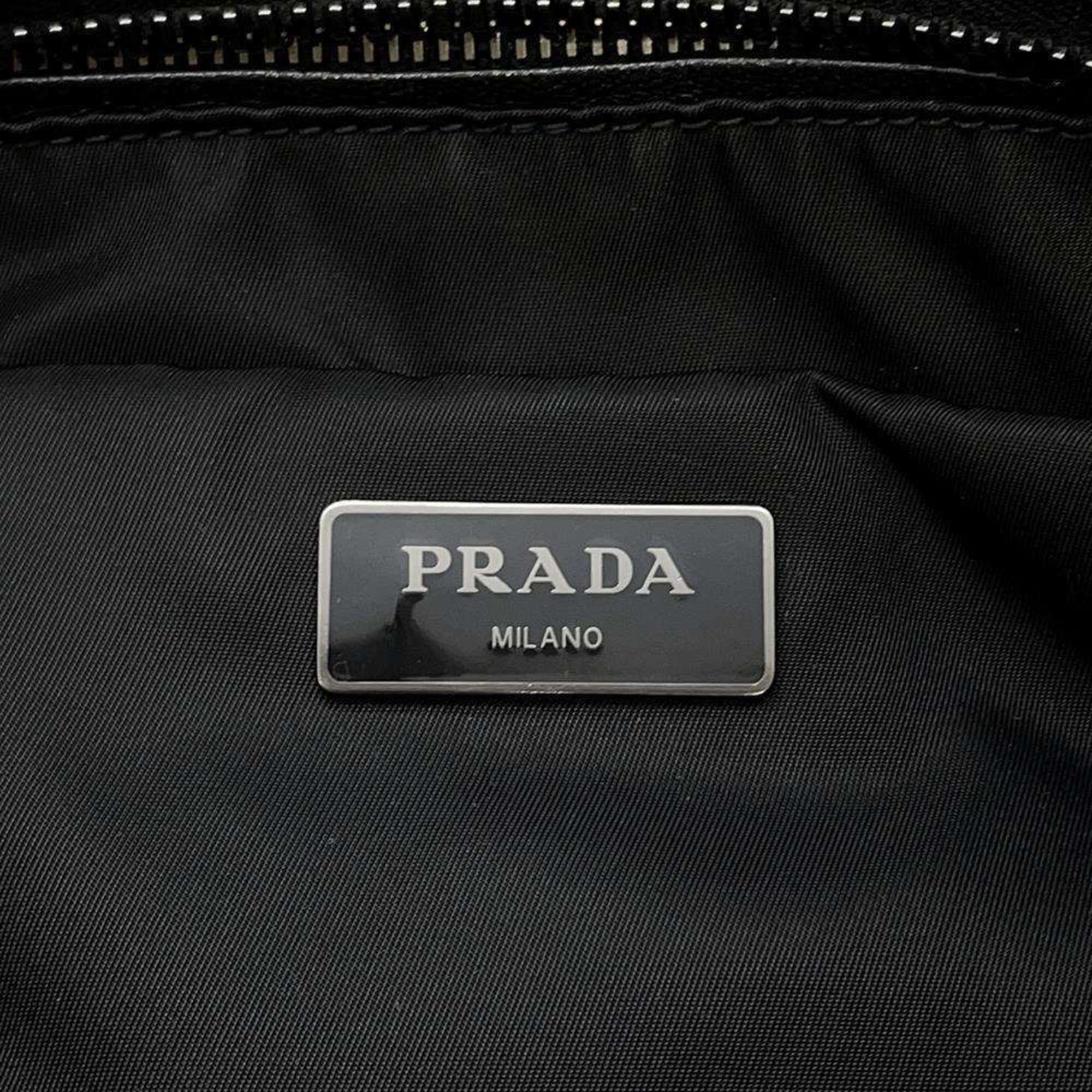 Prada Tote Bag Nylon 1BG047 PRADA Black