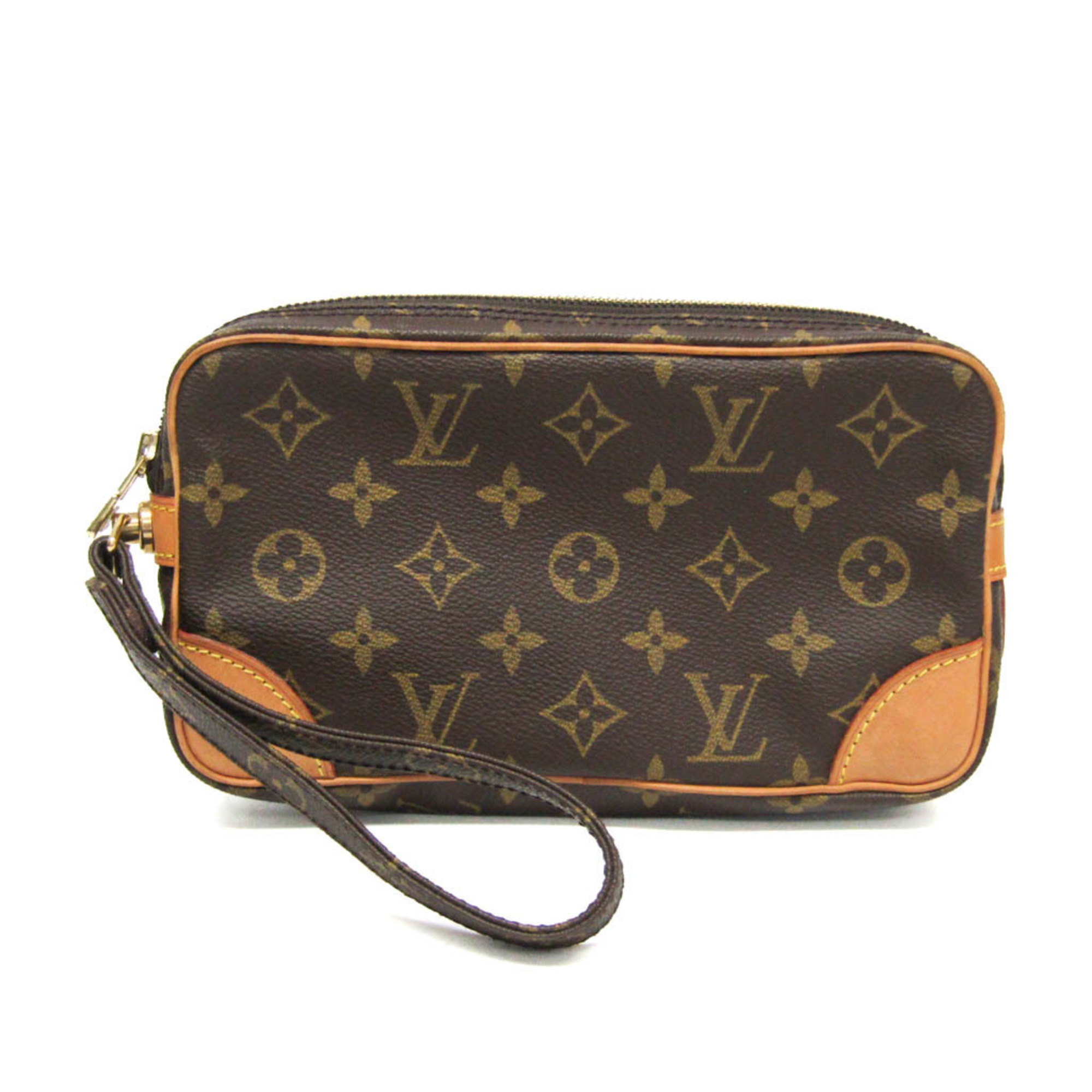 Louis Vuitton Monogram Marly Dragonne PM M51827 Women's Clutch Bag Monogram