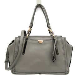 Coach Dreamer 33094 Women's Leather Handbag,Shoulder Bag Gray