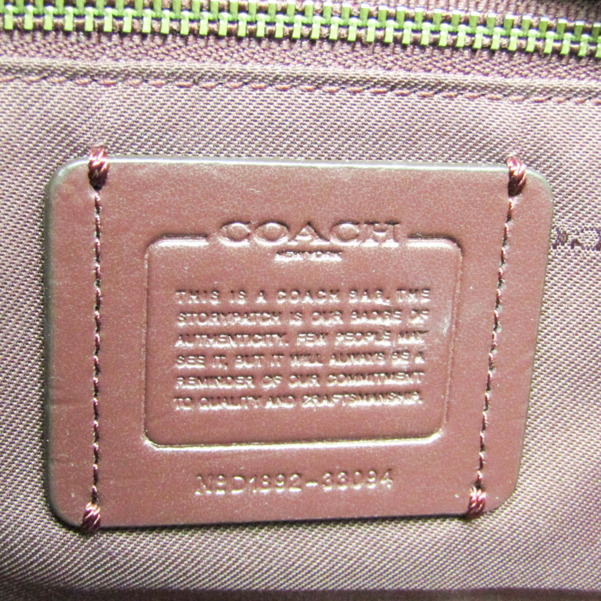 Coach Dreamer 33094 Women's Leather Handbag,Shoulder Bag Gray