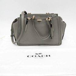 Coach Dreamer 33094 Women's Leather Handbag,Shoulder Bag Gray