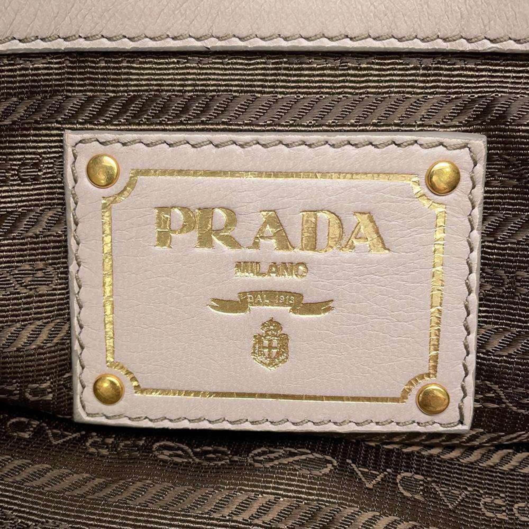 Prada handbag ribbon NAPPA leather BN1932 PRADA bag 2way shoulder