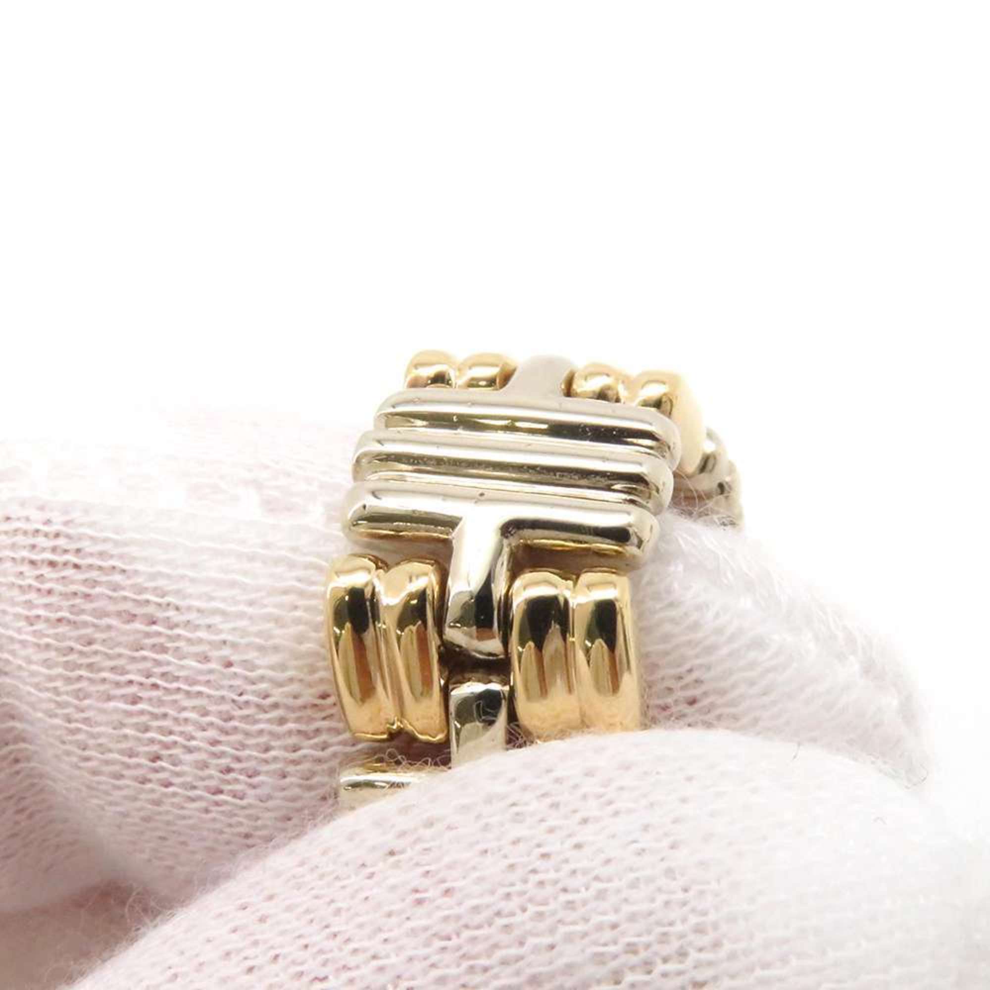 BVLGARI Ring K18YG Yellow Gold K18WG White Size 19