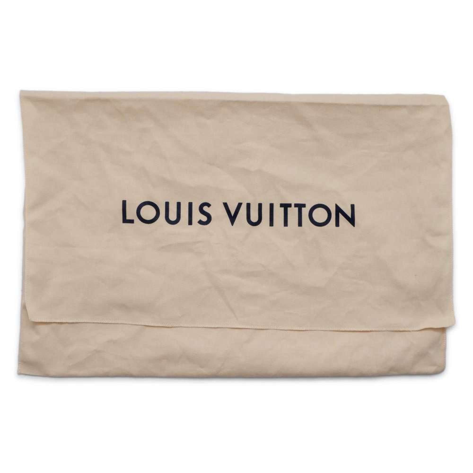 Louis Vuitton Tote Bag On the Go MM Monogram Jacquard Denim M46448 LOUIS VUITTON Black White