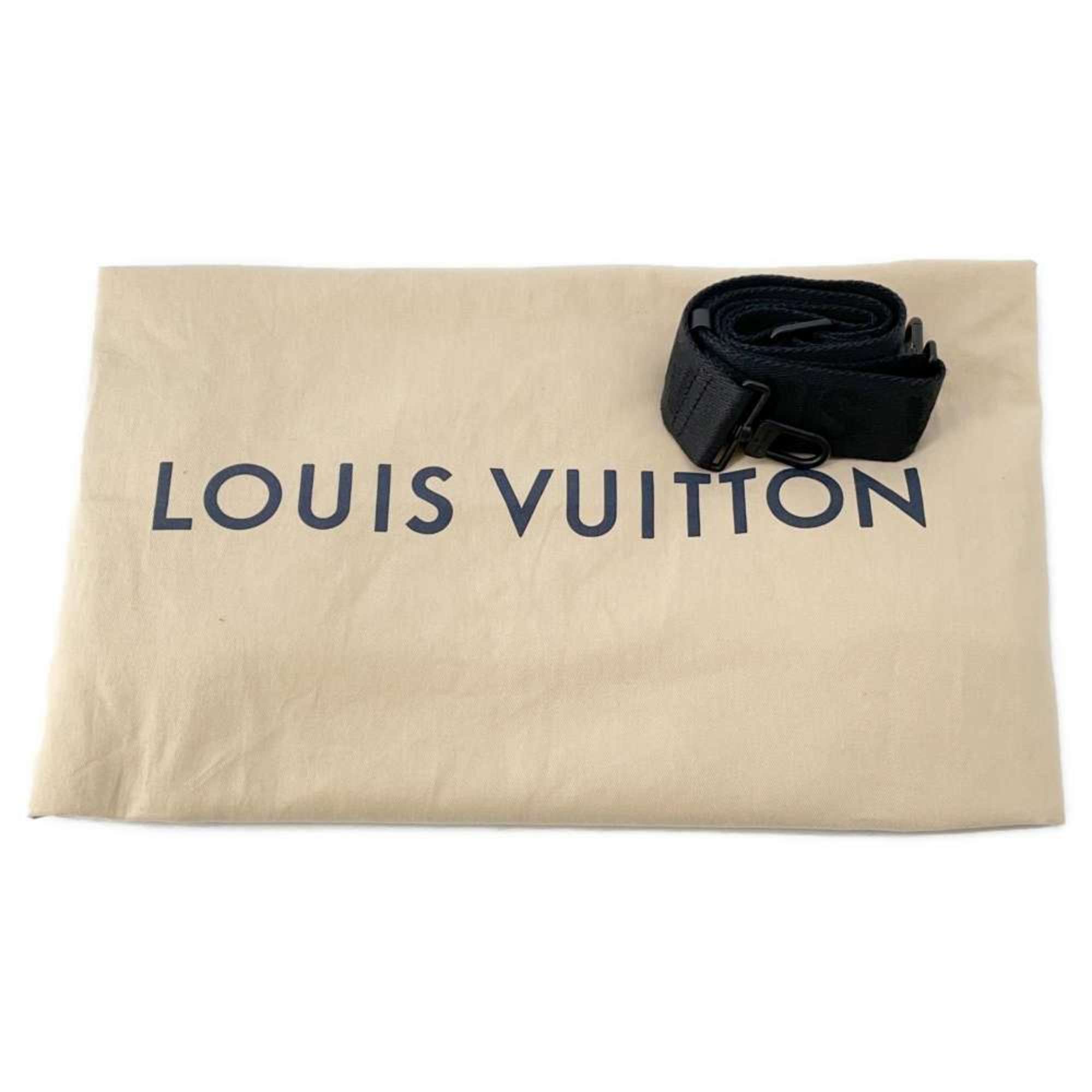 Louis Vuitton Shoulder Bag Monogram Eclipse Maxi Noe Sling M46693 Black