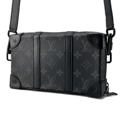 Louis Vuitton Shoulder Bag Monogram Eclipse Soft Trunk Wallet M69838 Black