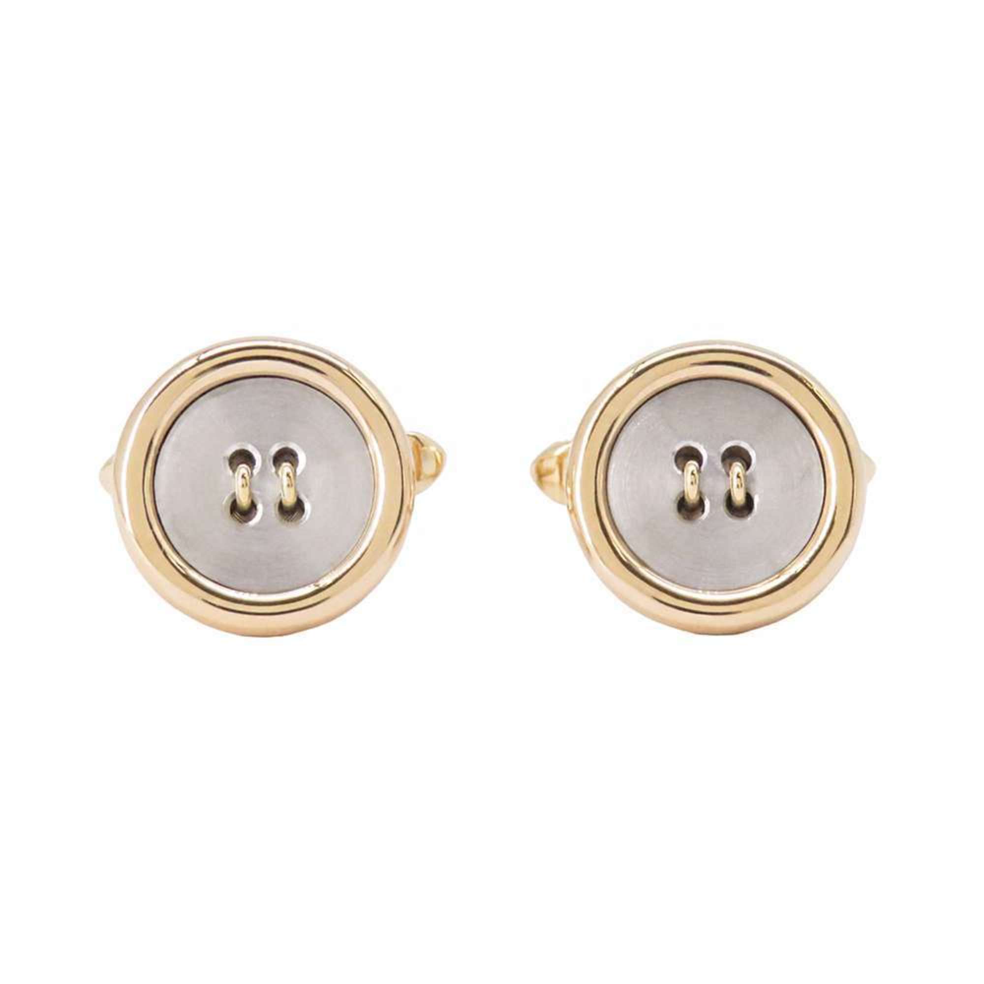 BVLGARI Cufflinks K18YG Yellow Gold K18WG White