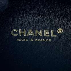 Chanel Chain Shoulder Bag La Pausa V Stitch Leather CHANEL Black