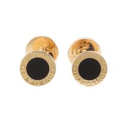 BVLGARI Cufflinks Onyx K18YG Yellow Gold