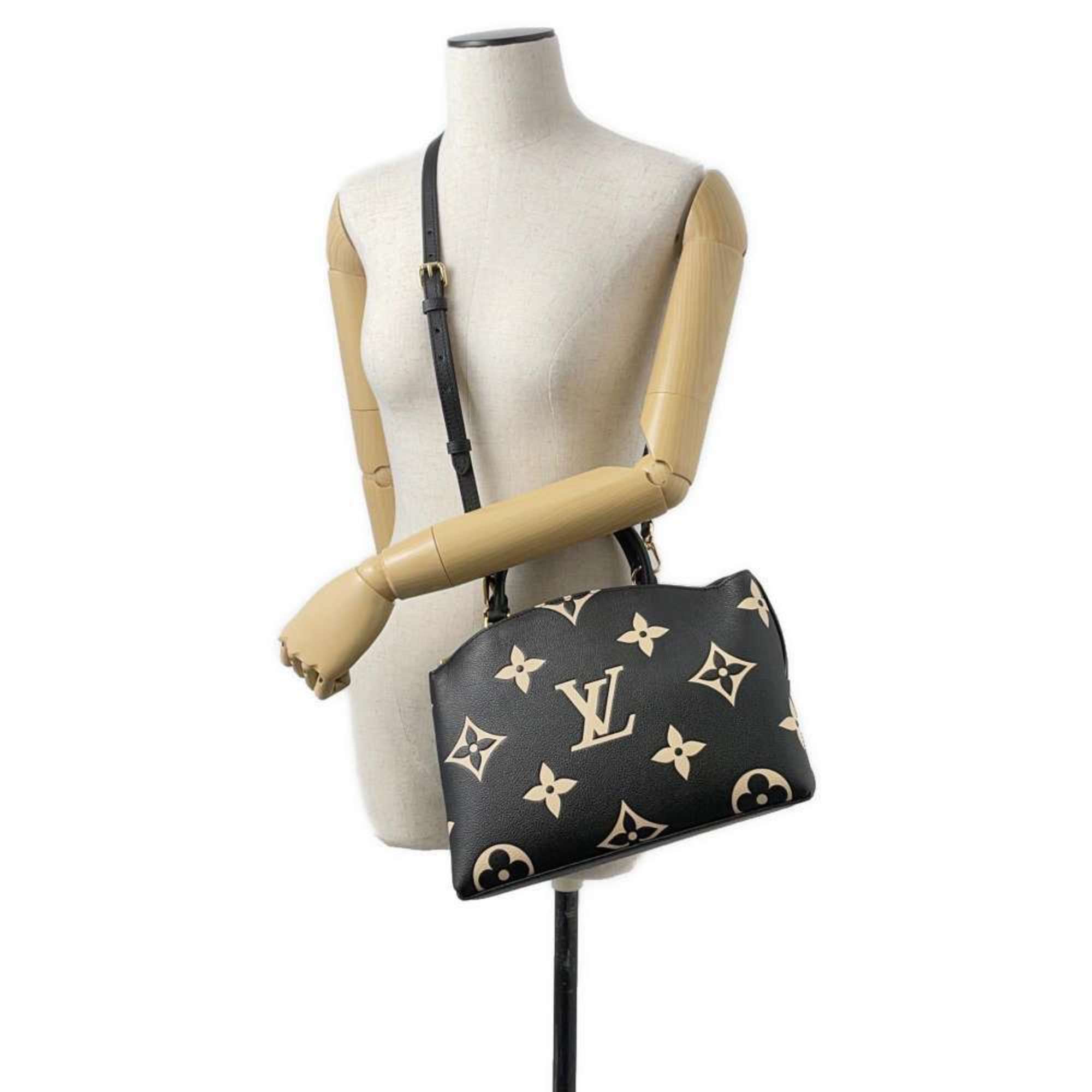 Louis Vuitton Handbag Monogram Empreinte Petit Palais PM M58913 LOUIS VUITTON Black Bicolor