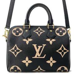 Louis Vuitton Handbag Monogram Empreinte Speedy Bandouliere 25 M58947 2way Shoulder Bag Black