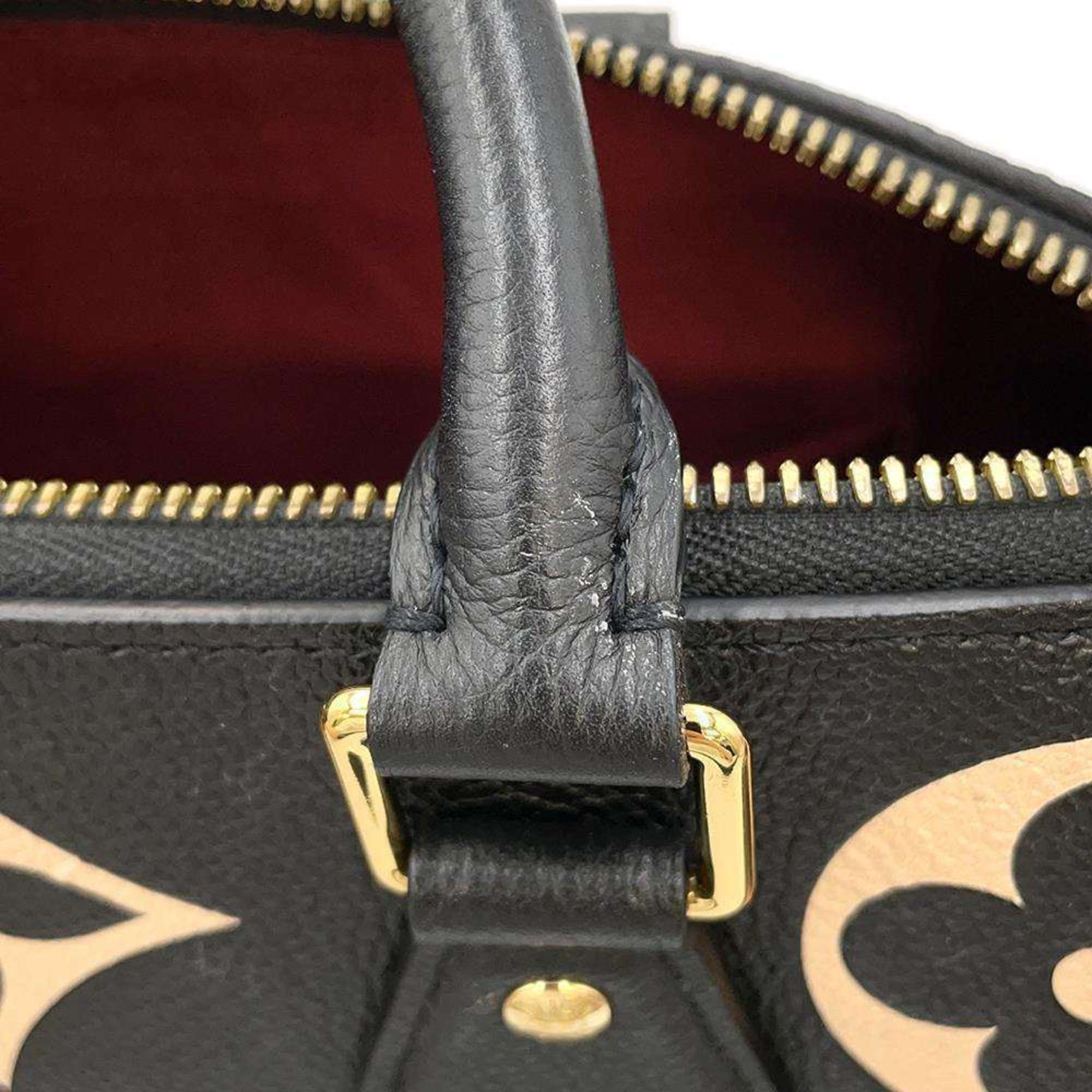 Louis Vuitton Handbag Monogram Empreinte Speedy Bandouliere 25 M58947 2way Shoulder Bag Black