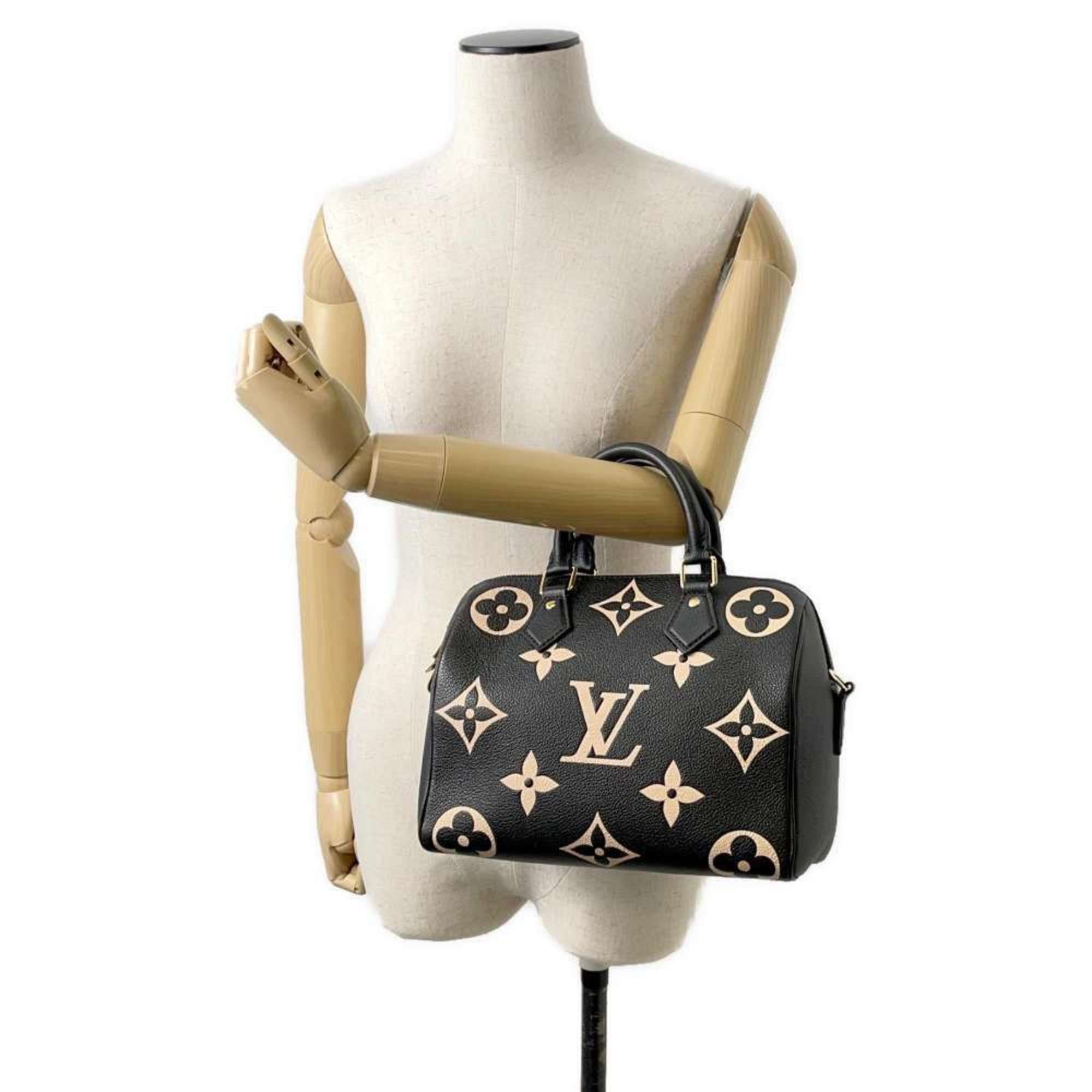 Louis Vuitton Handbag Monogram Empreinte Speedy Bandouliere 25 M58947 2way Shoulder Bag Black