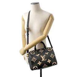 Louis Vuitton Handbag Monogram Empreinte Speedy Bandouliere 25 M58947 2way Shoulder Bag Black