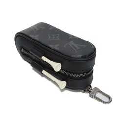 Louis Vuitton LOUIS VUITTON Pouch Set Golf Andrews Tea RFID IC Chip Monogram Eclipse Noir GI0344 Men's