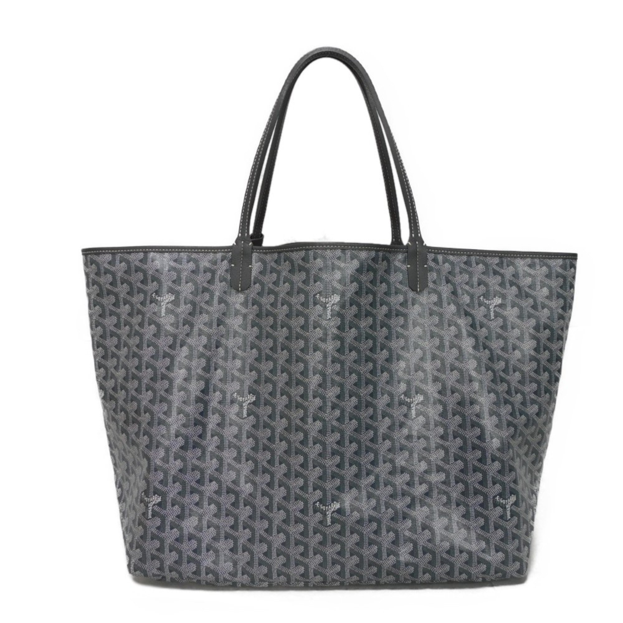 GOYARD Tote Bag Saint Louis GM Toile Large Shoulder Pouch Herringbone Gray STLOUIGMLTY51CL51P Men's Women's