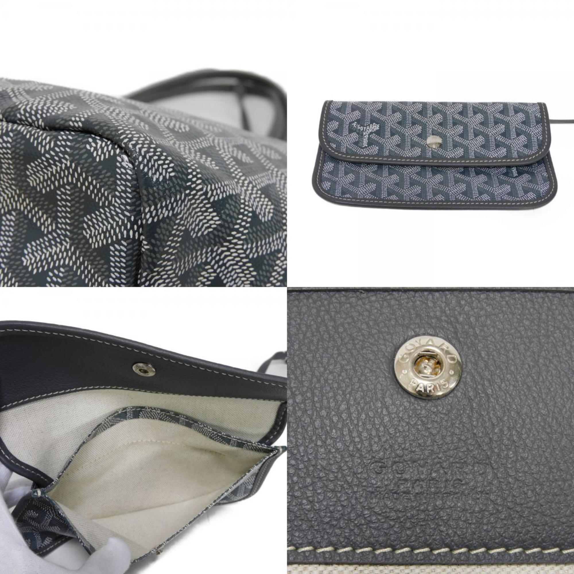 GOYARD Tote Bag Saint Louis GM Toile Large Shoulder Pouch Herringbone Gray STLOUIGMLTY51CL51P Men's Women's