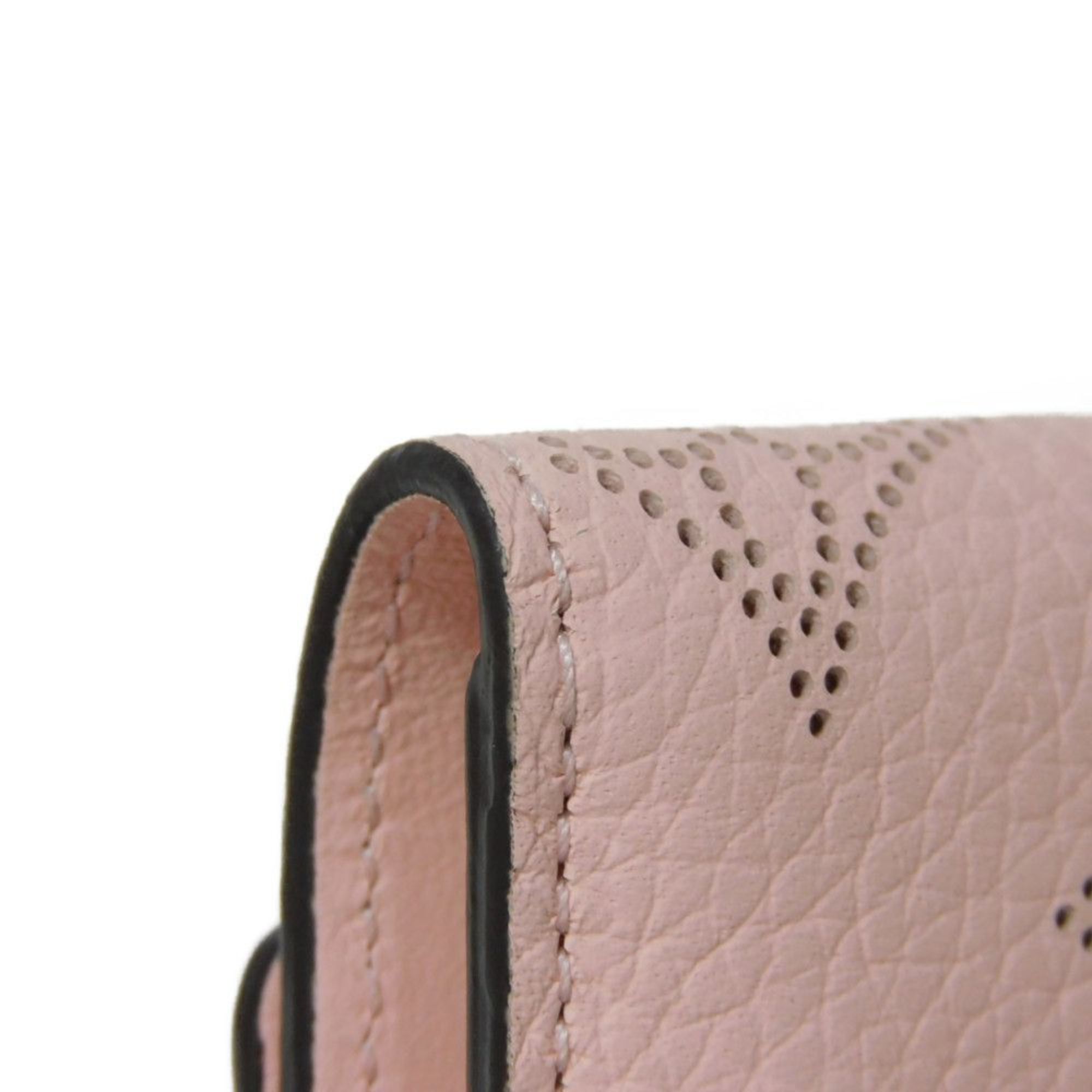 Louis Vuitton LOUIS VUITTON Key Case Multicle 4 Perforation Pink 4-Row RFID Monogram Mahina Rose Jasmine M82760 Women's