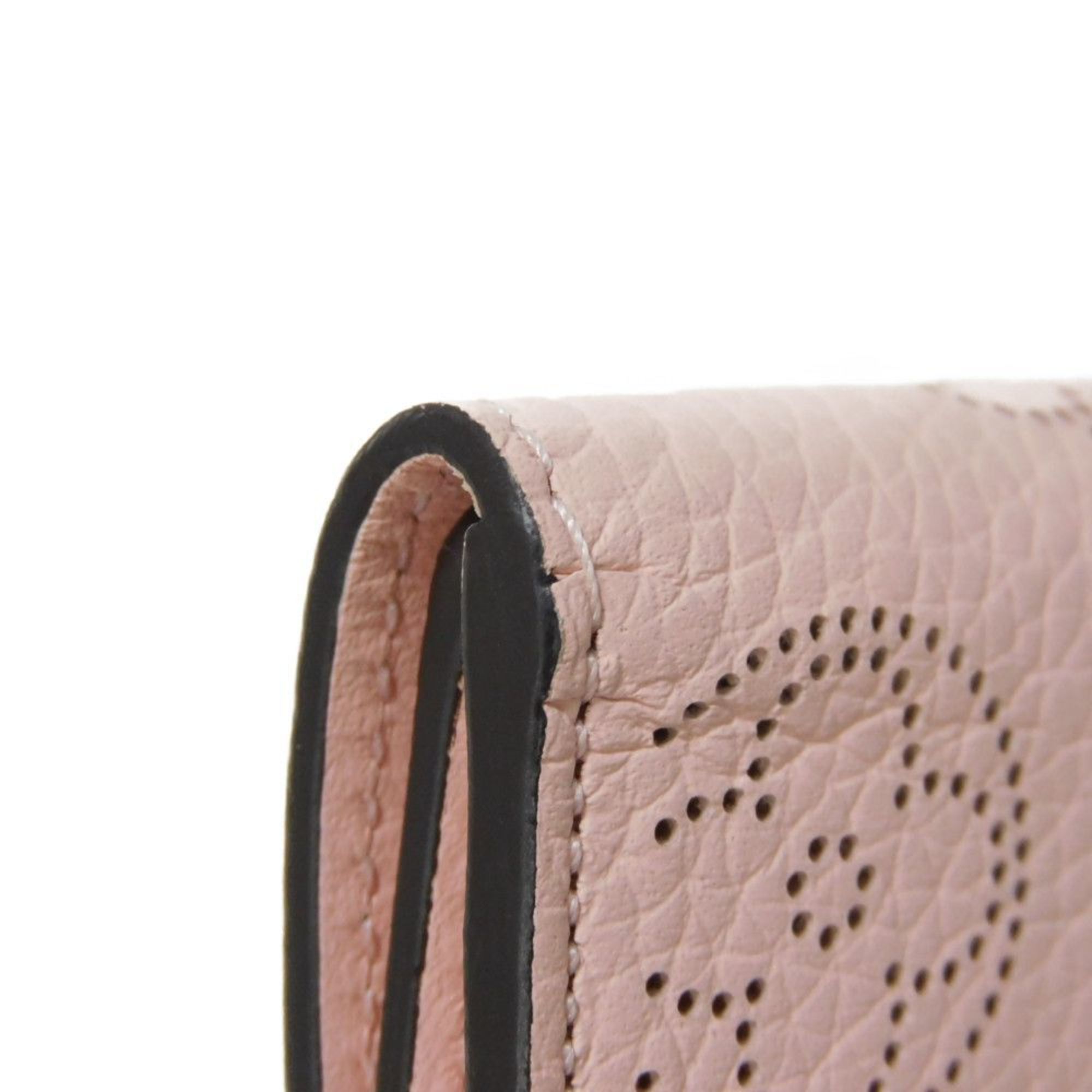 Louis Vuitton LOUIS VUITTON Key Case Multicle 4 Perforation Pink 4-Row RFID Monogram Mahina Rose Jasmine M82760 Women's