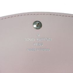 Louis Vuitton LOUIS VUITTON Key Case Multicle 4 Perforation Pink 4-Row RFID Monogram Mahina Rose Jasmine M82760 Women's