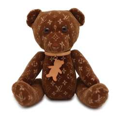 Louis Vuitton Plush Toy Doudou Teddy Bear Monogram Velour GI0739 2021 Limited Edition