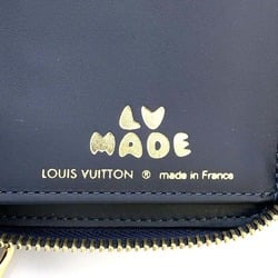 Louis Vuitton Long Wallet Zippy Vertical Monogram Denim Taurillon Leather NIGO Collaboration M81107 LOUIS VUITTON Limited Edition