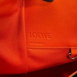 LOEWE Handbag Hammock Botanical Medium Canvas 2way Shoulder Bag Black