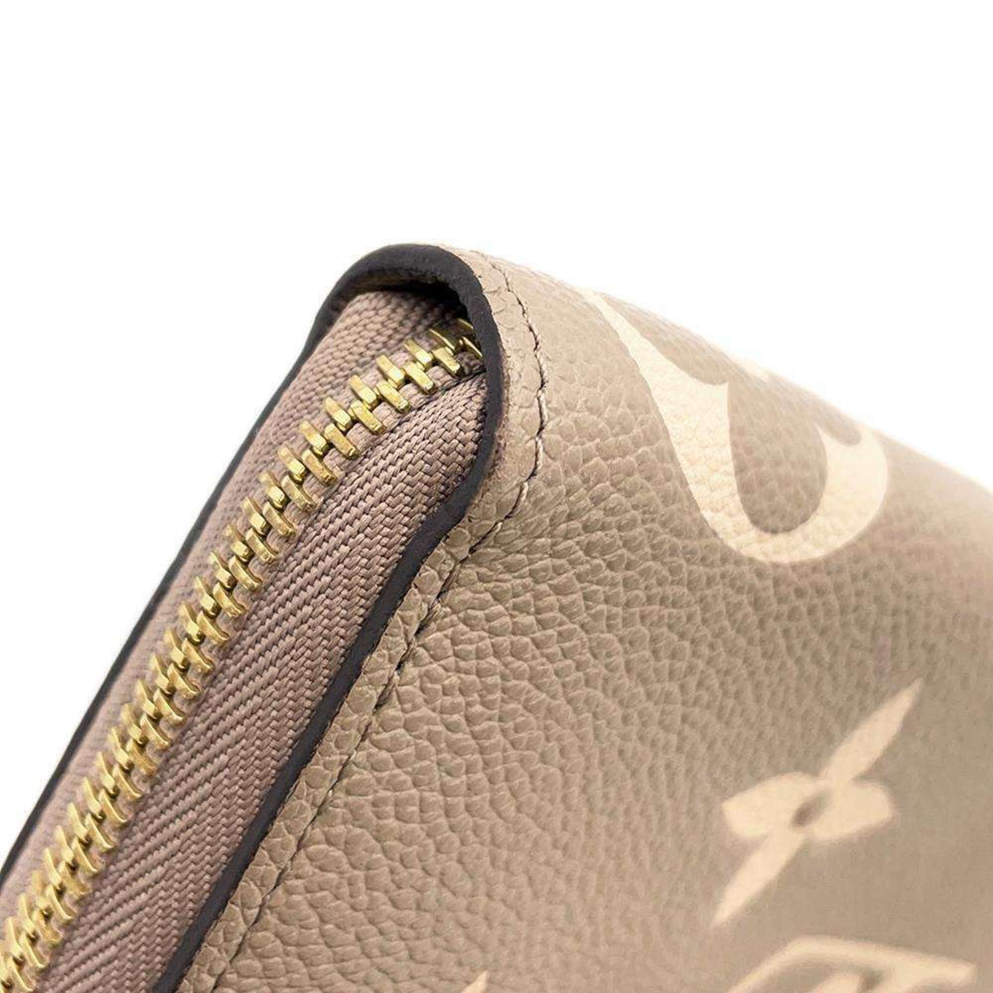 Louis Vuitton Long Wallet Monogram Empreinte Zippy M69794 Round