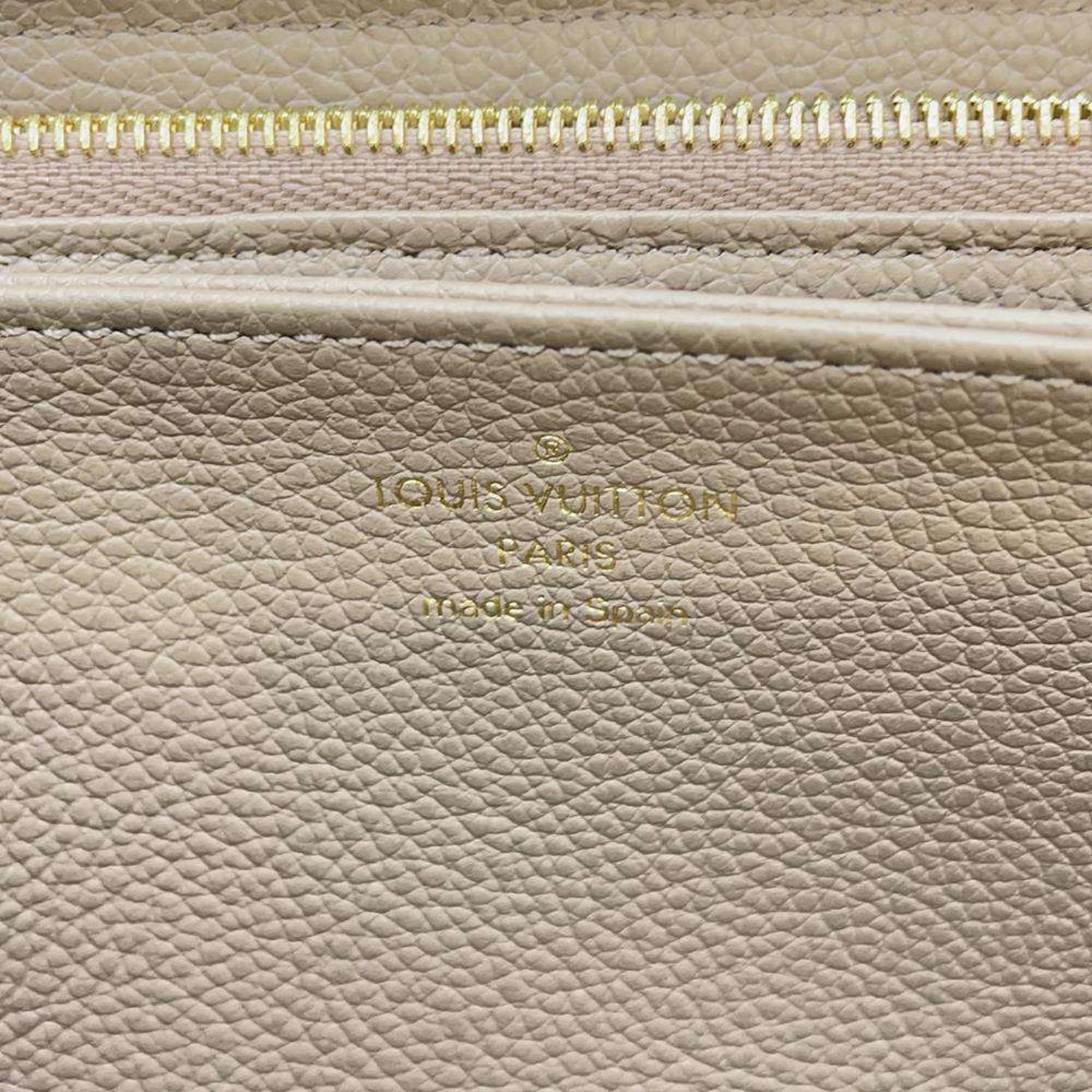 Louis Vuitton Long Wallet Monogram Empreinte Zippy M69794 Round